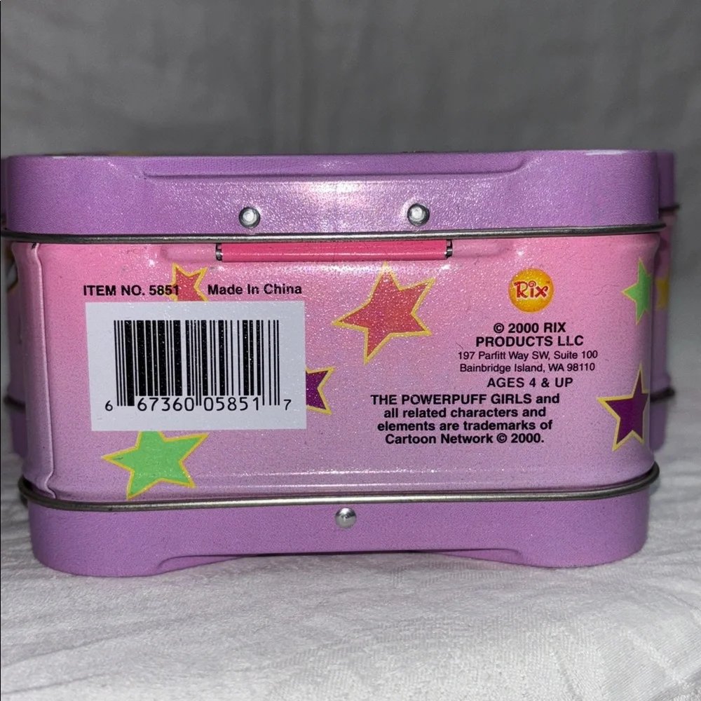 Vintage 2000 Power Puff Girls Jigsaw Puzzle and Star Tin Box Purse